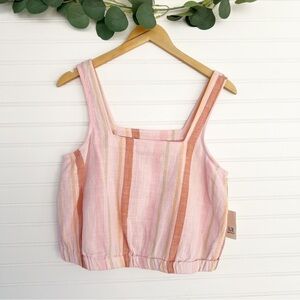 a.n.a Womens Square Neck Sleeveless Tank Top Size Medium NEW